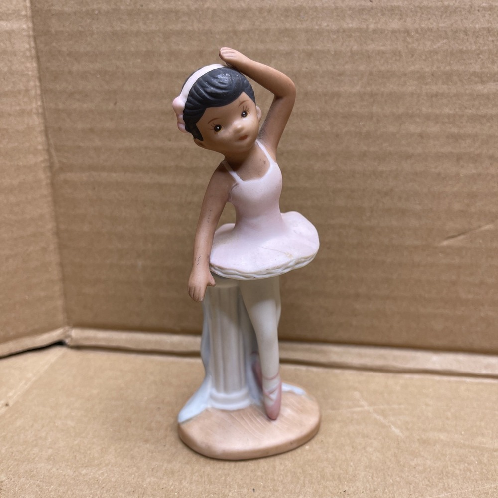 Vintage HOMCO 1409 Porcelain Ballerina Figurine 5.5" Taiwan Home Interiors